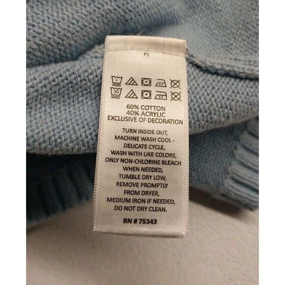 Cynthia Rowley Girls Snowman Sweater Dress Sz M(7/8) Embroidered Rhinestone Poms - Picture 6 of 8